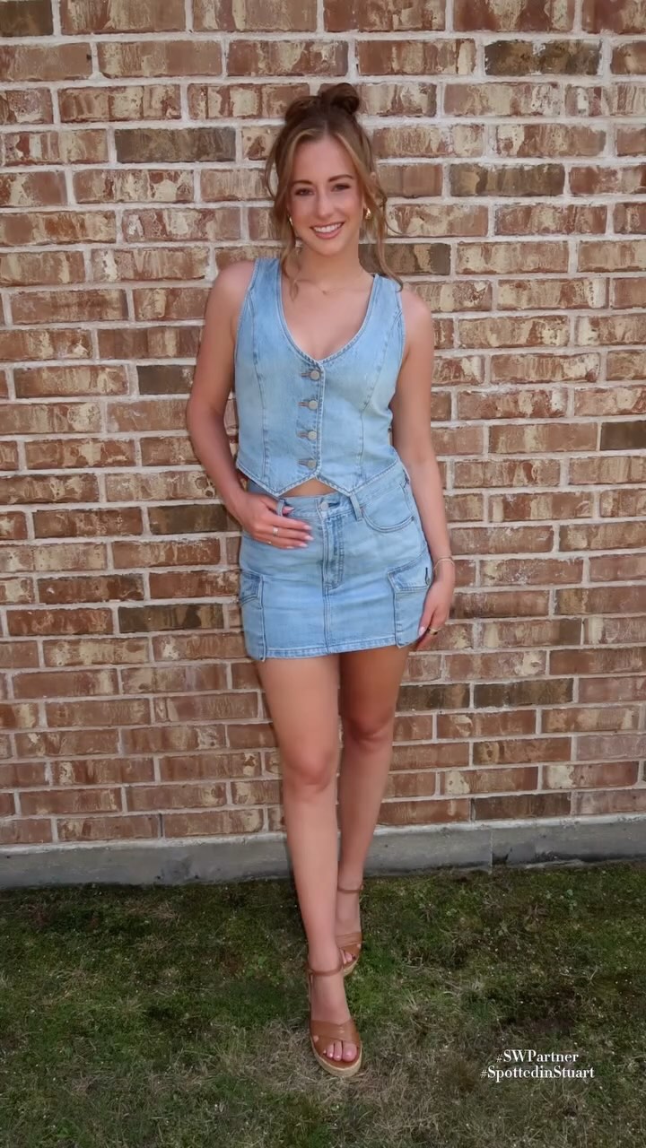 Instagram post by @clairewolford for STUART WEITZMAN. Caption reads: POV you found the perfect summer heel from....