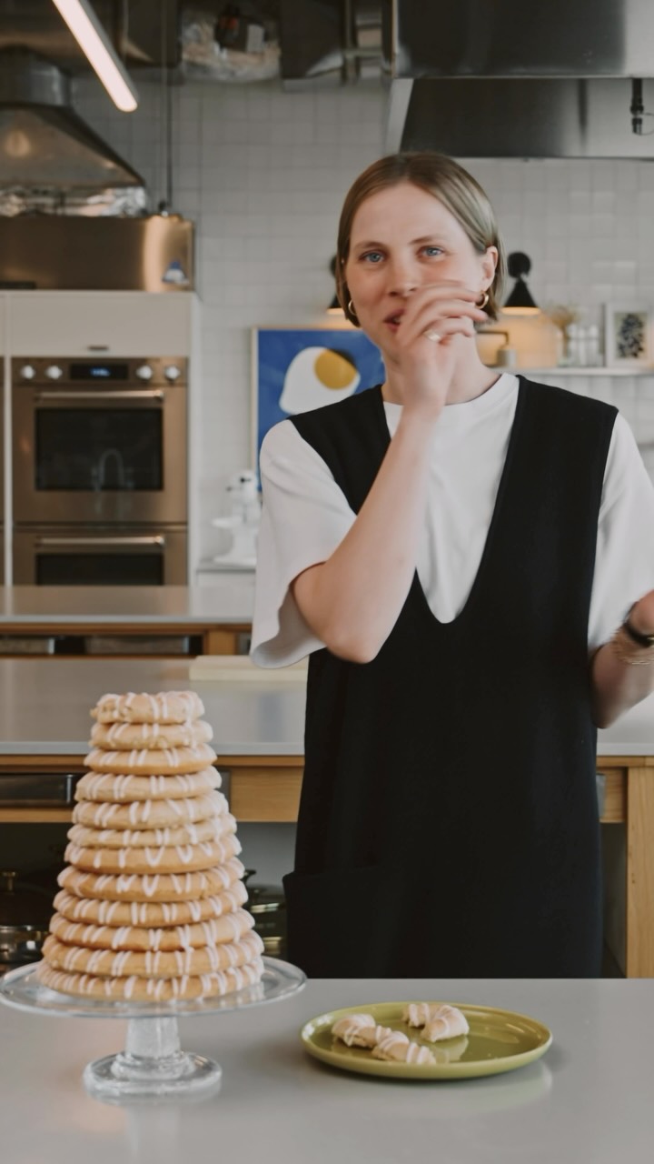 Instagram post by @tessmadalyn for Food52. Caption reads: Welcome back to It’s Fine, the series where....