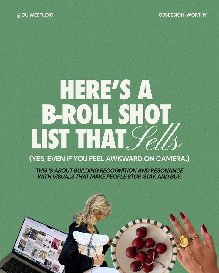 Instagram post by @ouiwestudio for Flodesk. Caption reads: [...] school! It’s supported by my friends at....