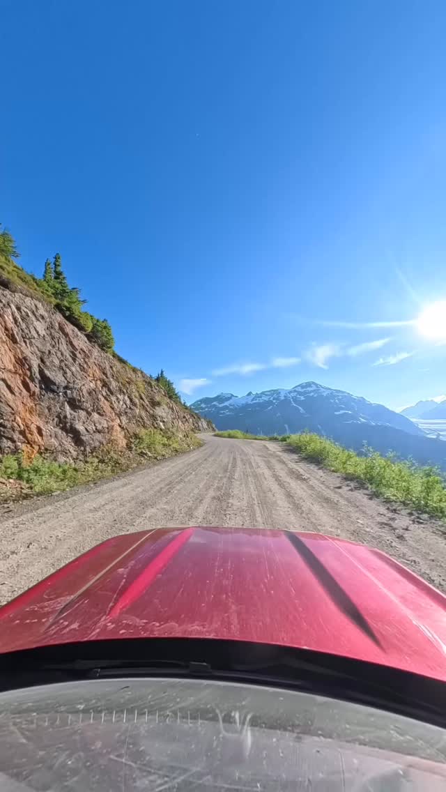 Instagram post by @hikersledge for Ford Bronco. Caption reads: the drive from Arizona to Alaska, straight....