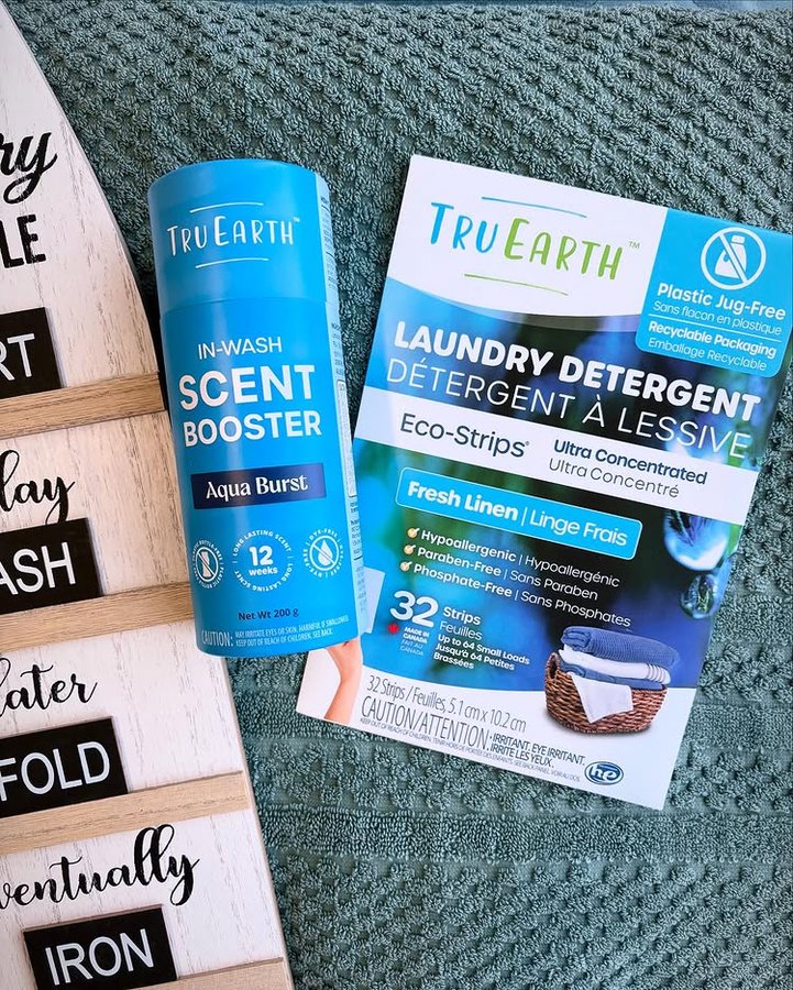 Instagram post by @conniekiatipis_2 for Tru Earth. Caption reads: #gifted 

🌎Tru Earth 

🌱Laundry Detergent Strips....