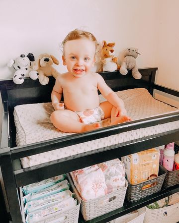 Instagram post by @chantelschnider for Hello Bello. Caption reads: The NEW @hellobello fall diapers are here and well....