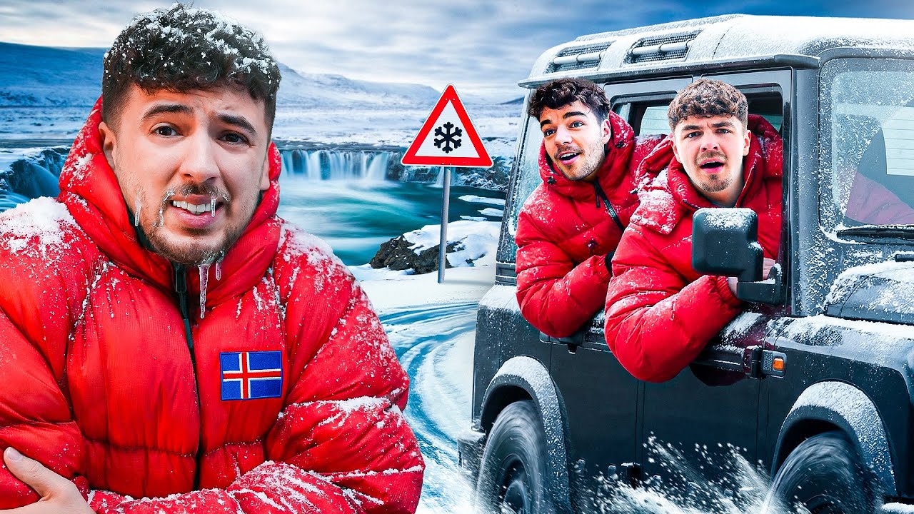 YouTube post by @ChippoYT for Revolut. Caption reads: Chip, AB & Arthur Roadtrip Around Iceland!.