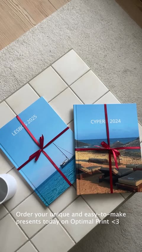 Instagram post by @mia_lybaek_madsen for Optimalprint. Caption reads: Advertisement for @optimalprint ♥️ I made photo....