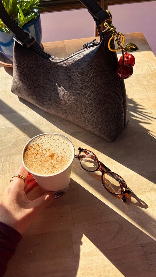 Instagram post by @daniellee_esther for Scotch & Soda. Caption reads: Festive winter outfit idea 🌲✨❄️ from @scotch_soda....