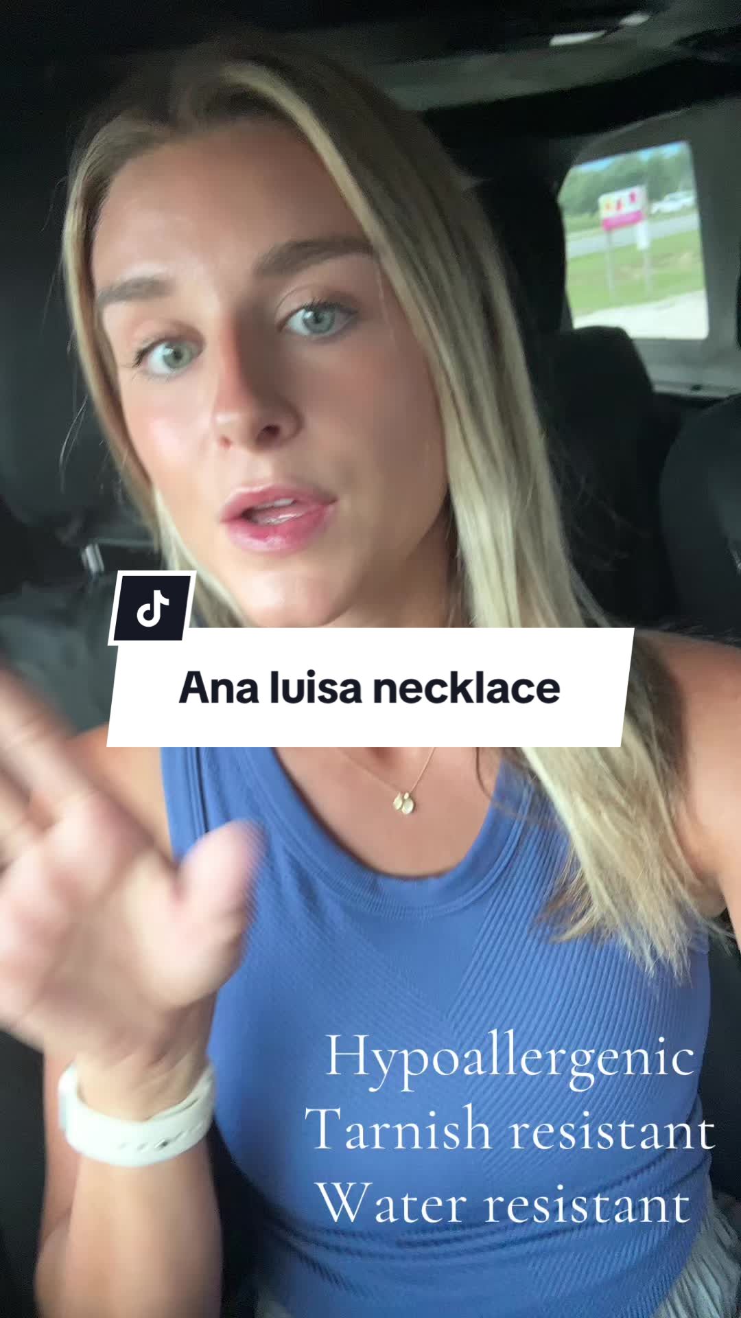 TikTok post by @s_a_r_a_h_l_y_n_n_ for ana luisa. Caption reads: Don’t worry about tarnishing, @Ana Luisa has got....