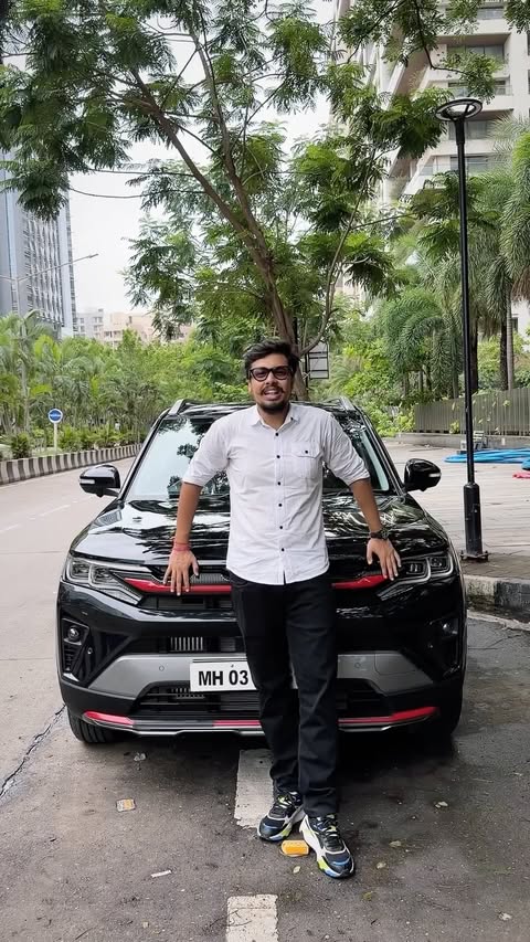 Instagram post by @samiran_sarma for Maruti Suzuki ARENA. Caption reads: [...] go. #TheNewBrezza #LeadEveryPlay....