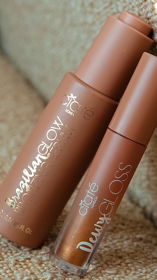 Instagram post by @kate_romanoff for Ciaté London. Caption reads: 🤎Bronzing Drops🤎

Hold on to your summer glow....