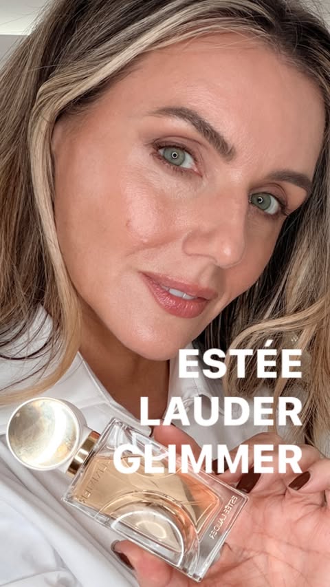 Instagram post by @salihughes for Estée Lauder Argentina. Caption reads: AD| Introducing Glimmer, @esteelauderuk’s first....