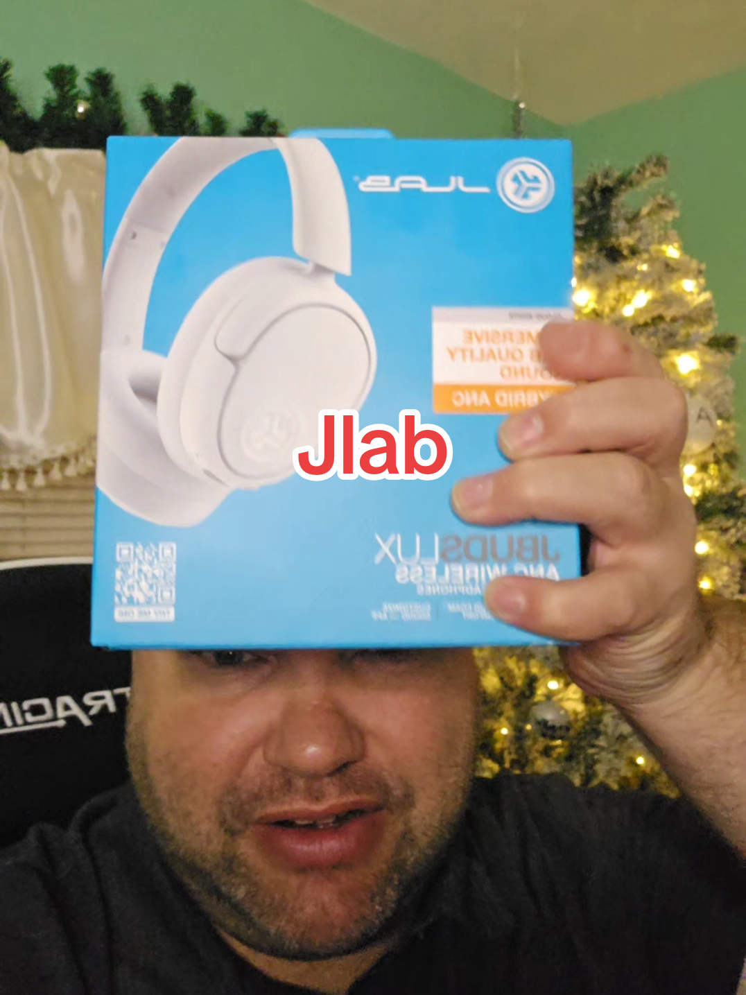 TikTok post by @yodersrods for jlab_live. Caption reads: [...] #shopping #christmas @JLab @jlab_live.