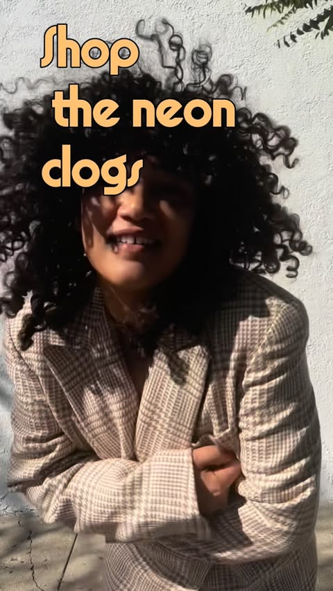 Instagram post by @bigsecret for Dansko. Caption reads: Shop the New Neon XP 2.0 Clogs 
@dansko....