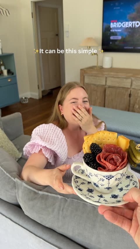 Instagram post by @jakeoneill for Netflix Australia & NZ. Caption reads: Don’t forget to make her a snack tea cup for part....