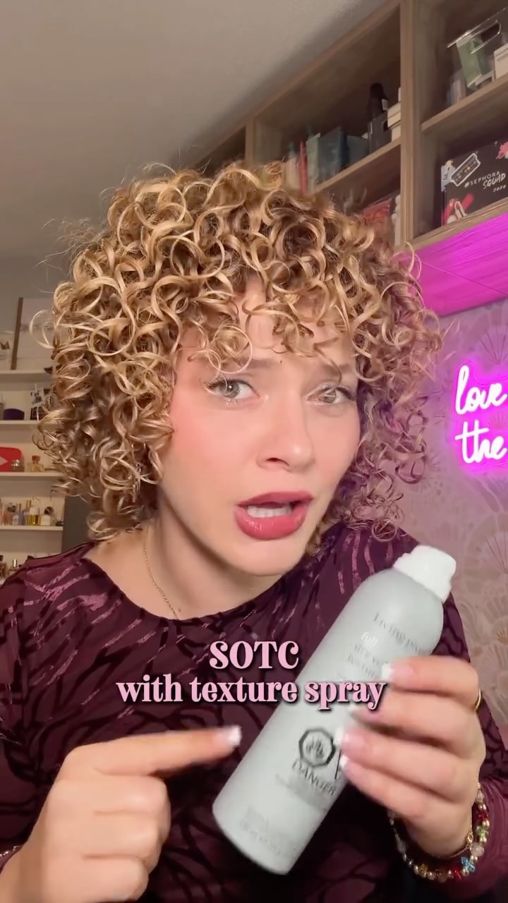 Instagram post by @manesbymell for Living Proof. Caption reads: Not the craziest curl experiment I’ve ever tried....