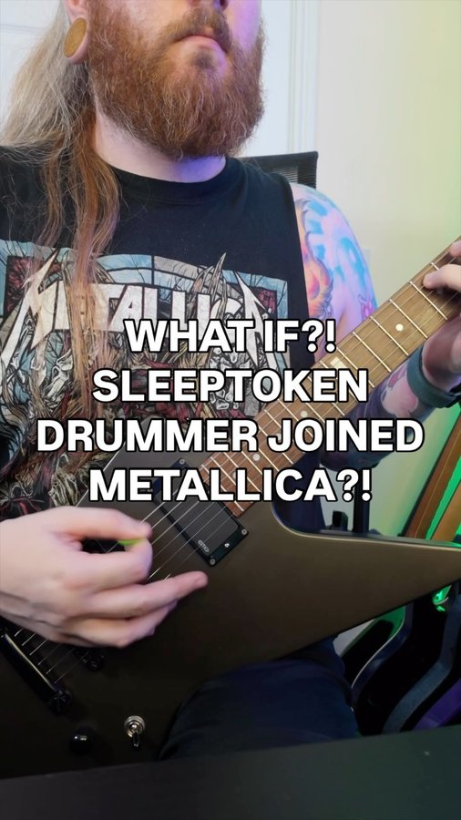 Instagram post by @jamieslaysofficial for MixWave. Caption reads: [...] @metallica Well now with the help of....