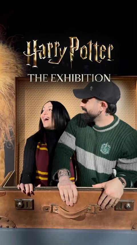 Instagram post by @elymagicalcorner for Harry Potter. Caption reads: 📍 @harrypotter_exhibition Milano ⚡️ [...].