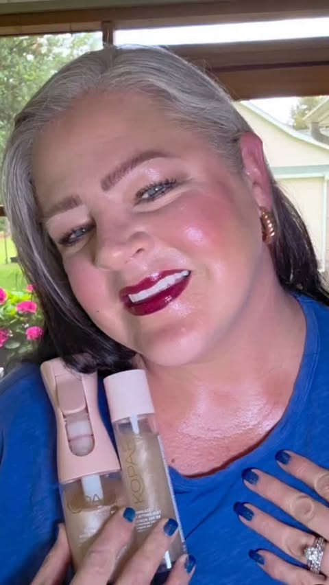 Instagram post by @kimberlywest1003 for Kopari Beauty. Caption reads: #gifted ⁣ ⁣ Hey, y'all! @koparibeauty sent me....