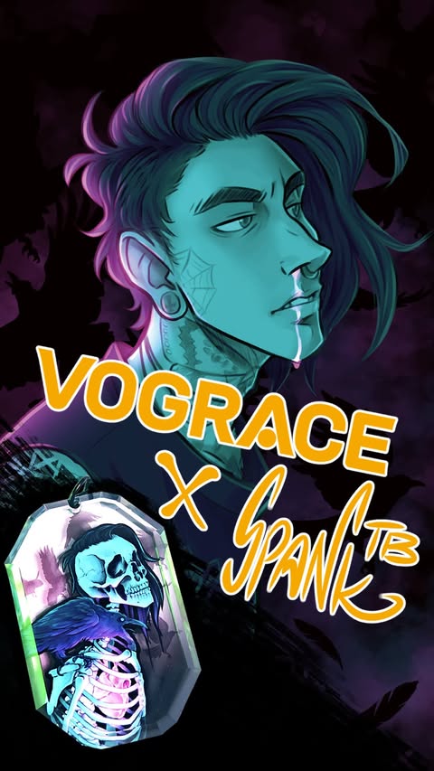 Instagram post by @spanktb for Vograce. Caption reads: [...] out! I had the pleasure to collab with....