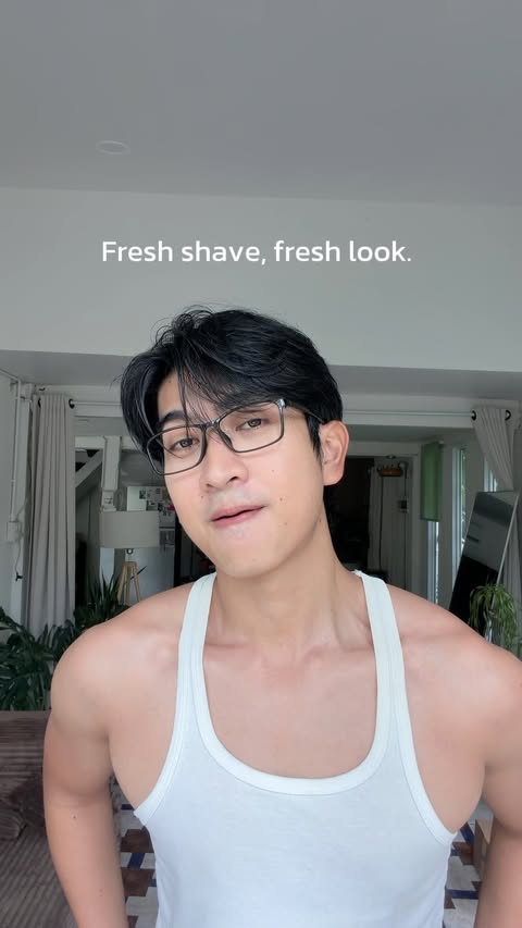 Instagram post by @pakputartt29 for Laifen Tech. Caption reads: Goodbye beard, hello fresh face. มีโค้ดในแอพ🍊....