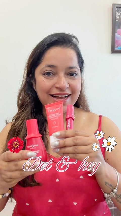 Instagram post by @anjali.m.jain for Dot & Key Skincare. Caption reads: Comment down for link @dotandkey.skincare....
