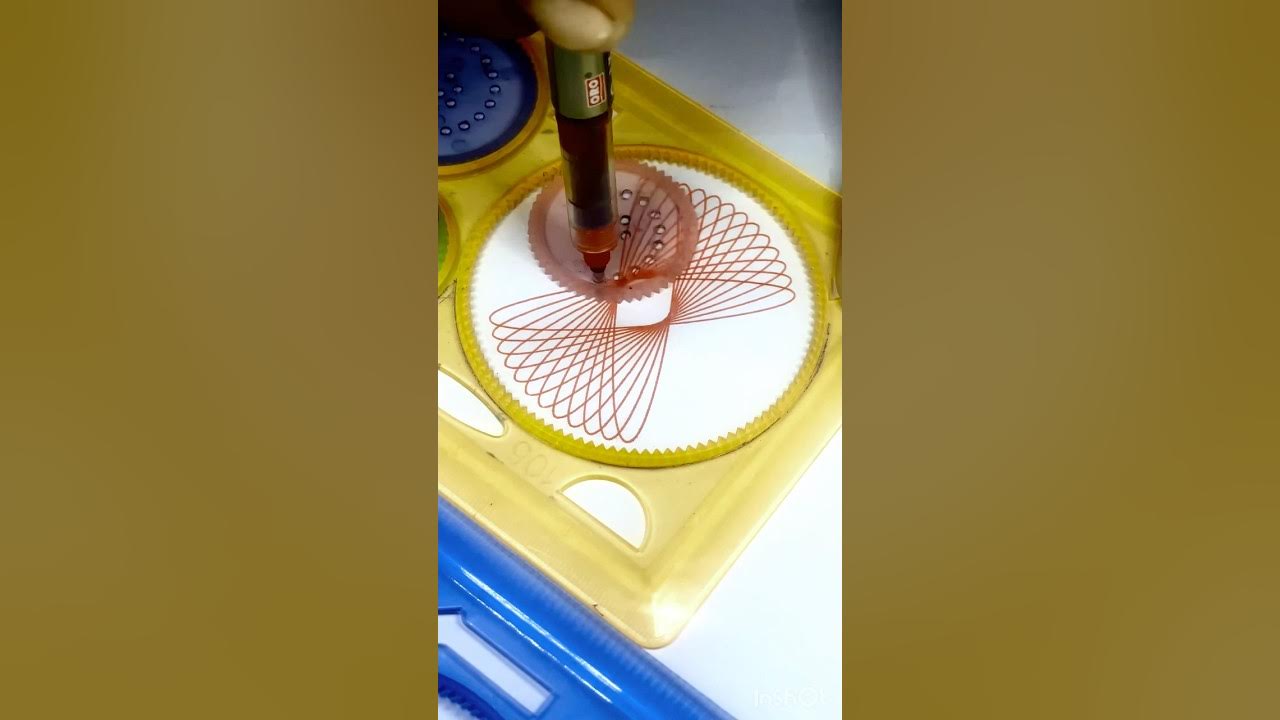 YouTube post by @HandSpiroArt for QVC. Caption reads: Product links Spirograph Die-cast Collector's Set,....