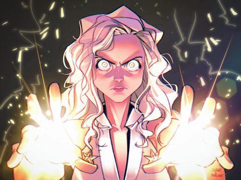 Instagram post by @parkinart for The Boys. Caption reads: swipe for closeup and progress!)) when worlds....