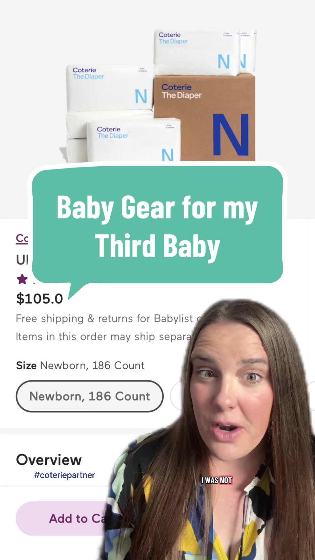 TikTok post by @thebabygearconsultant for WILDBIRD. Caption reads: [...] Baby Carriers Sprout newborn carrier....