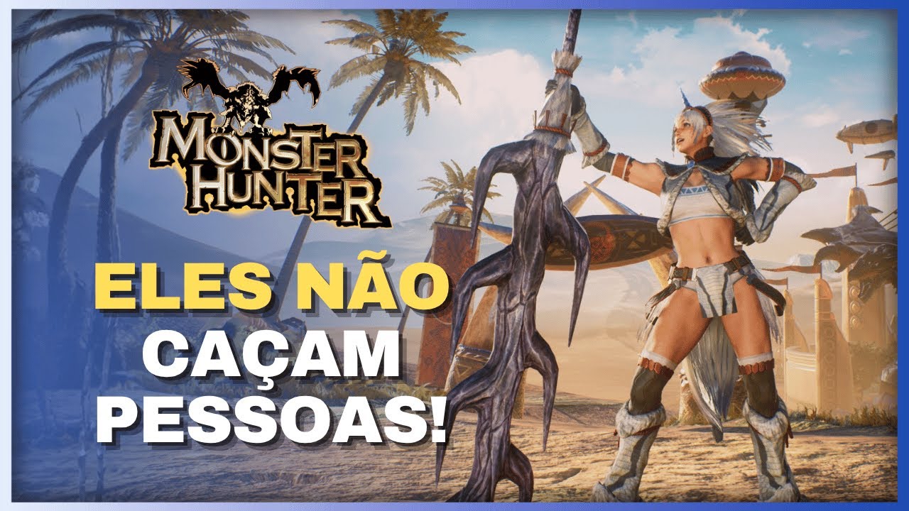 YouTube post by @Canaldosieg01 for Instant Gaming. Caption reads: Why we never faced humans in the main Monster....