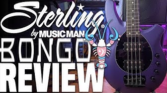 YouTube post by @LowEndLobster for Reverb. Caption reads: Sterling by Music Man Bongo Review - a Bongo for....