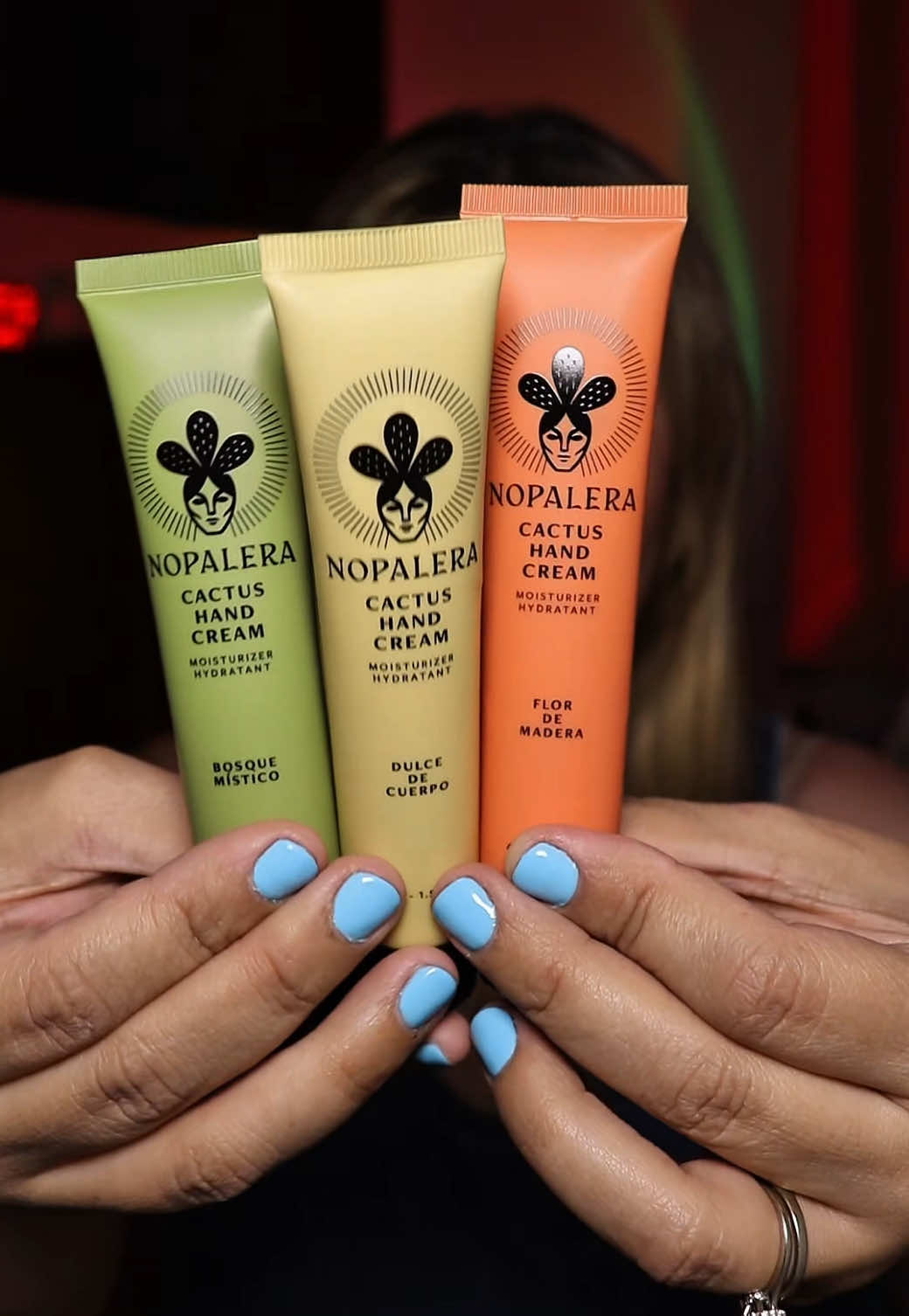 TikTok post by @betsyroc for NOPALERA. Caption reads: [...] your everyday scent ritual 💫 @Nopalera....