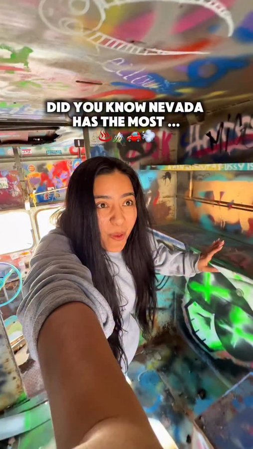 Instagram post by @lasvegaschicas for Travel Nevada. Caption reads: I am thrilled to announce I am one of Travel....