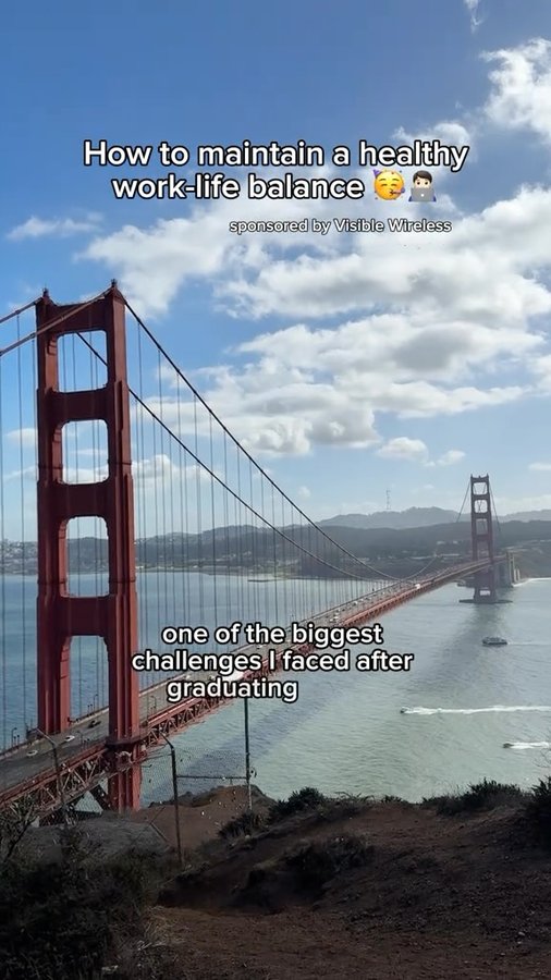 Instagram post by @allenvert for Visible. Caption reads: One thing I wish I had learned in grad school was....