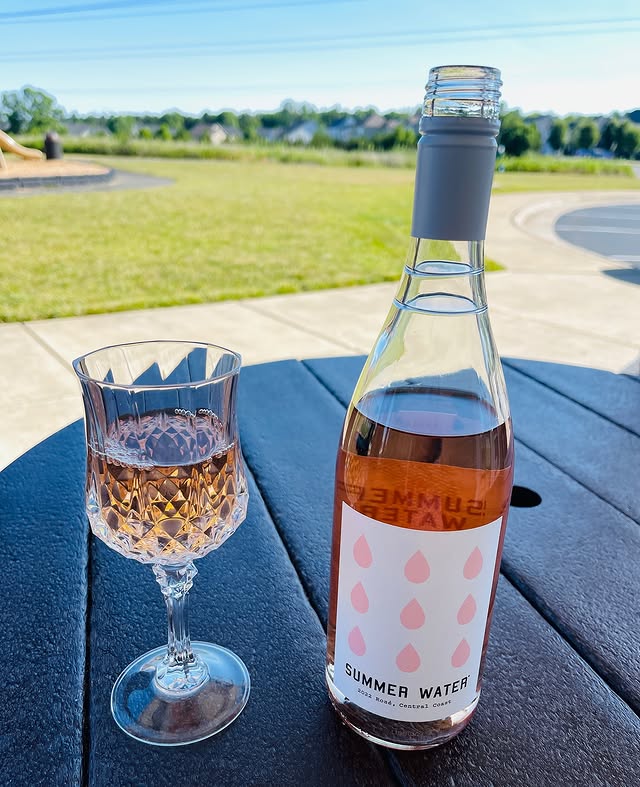 Instagram post by @suefooditinerary for Summer Water. Caption reads: [...] try out a bottle of rosé wine from....