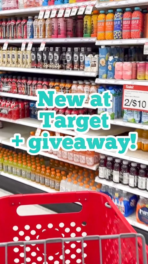 Instagram post by @targettakesmypaycheck for ROAR Organic. Caption reads: (Giveaway closed!) Exciting news! @roarorganic is....