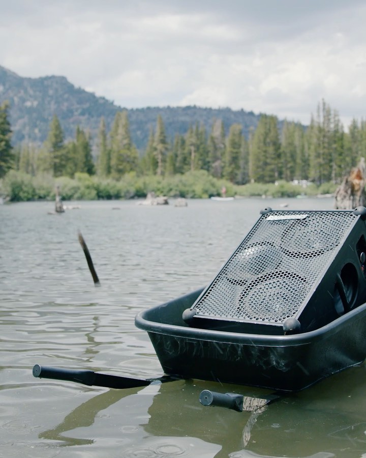 Instagram post by @wheelbarrow for SOUNDBOKS. Caption reads: @soundboks was a big part of our “Going Matters”....