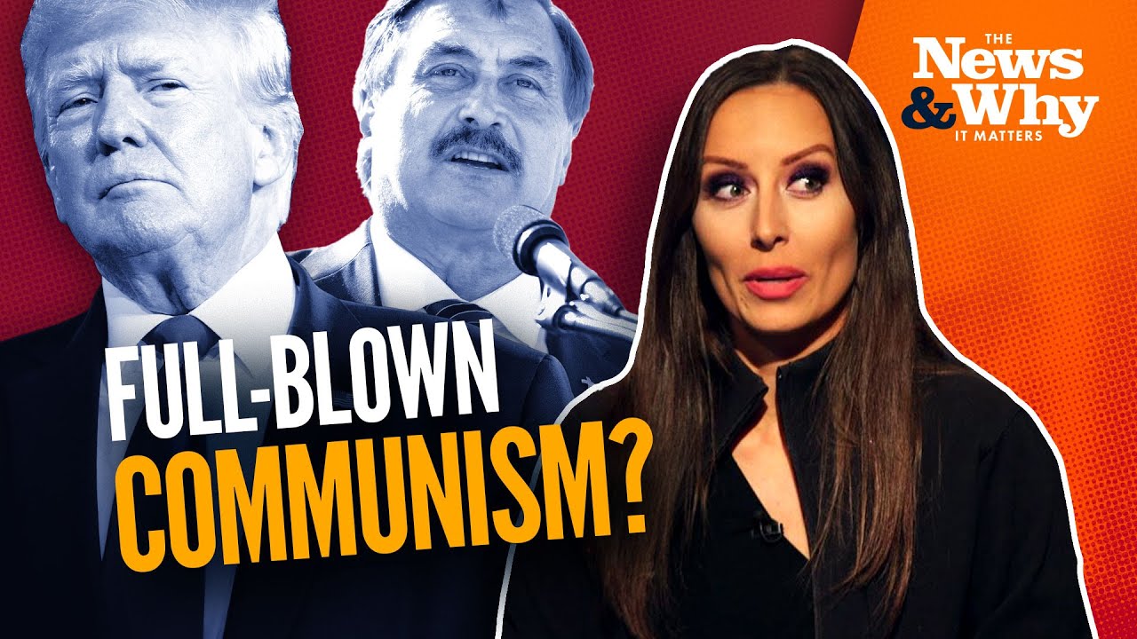 YouTube post by @BlazeTV for Healthycell. Caption reads: Biden's Crony FBI RAIDS Mike Lindell | The News &....