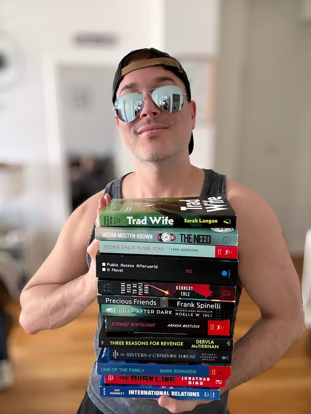Instagram post by @scaredstraightreads for Del Rey Books. Caption reads: ⁣ UPCOMING MUST READ BOOKS FOR YOUR TBR! 🔥🔥🔥⁣ ⁣....