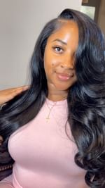 Instagram post by @tashjmackk for D Hair Boutique. Caption reads: [...] install since I’ve received it.....