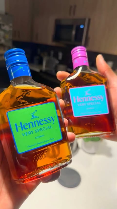 Instagram post by @isaiahxavier for Hennessy. Caption reads: [...] party 🙂‍↕️ and we’re bringing our Hennessy....