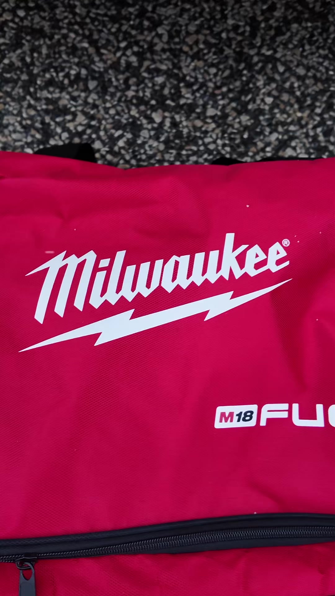 TikTok post by @mancave_hungary for Milwaukee Tool. Caption reads: Indulás Rómába @Milwaukee Tool Europe #milwaukee....