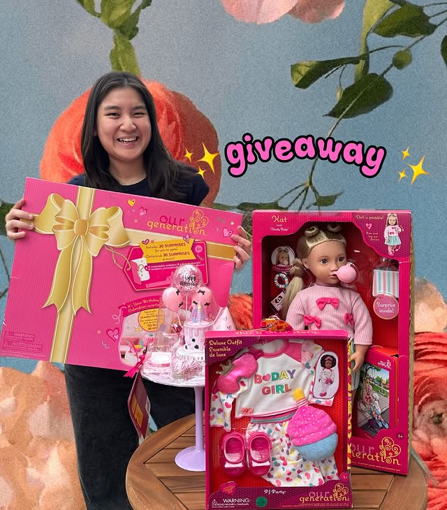 Instagram post by @defintiely for Our Generation. Caption reads: ❌Giveaway Closed! ❌ Winners have been announced on....