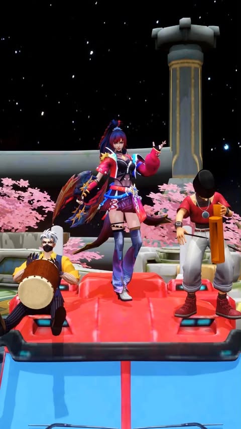 Instagram post by @dhan.cool for Mobile Legends: Bang Bang. Caption reads: Bangunin Sahur Di Land Of Dawn #MLBBGoldenMonth....