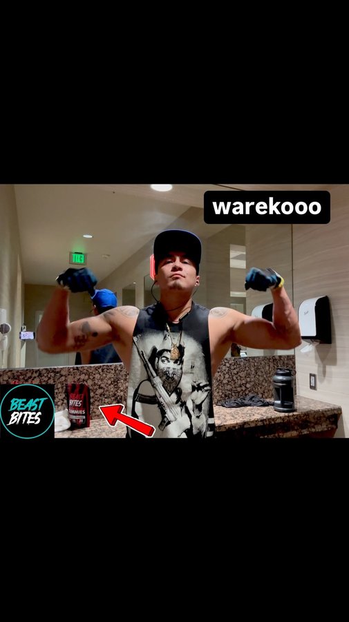 Instagram post by @warekooo for Beast Bites. Caption reads: https://www.getbeastbites.com/PAUL85473

#gym....