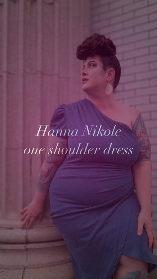 Instagram post by @sugarplacebo for Hanna Nikole. Caption reads: [...] traffic jams 🚦🛑🤩

Dress is from....