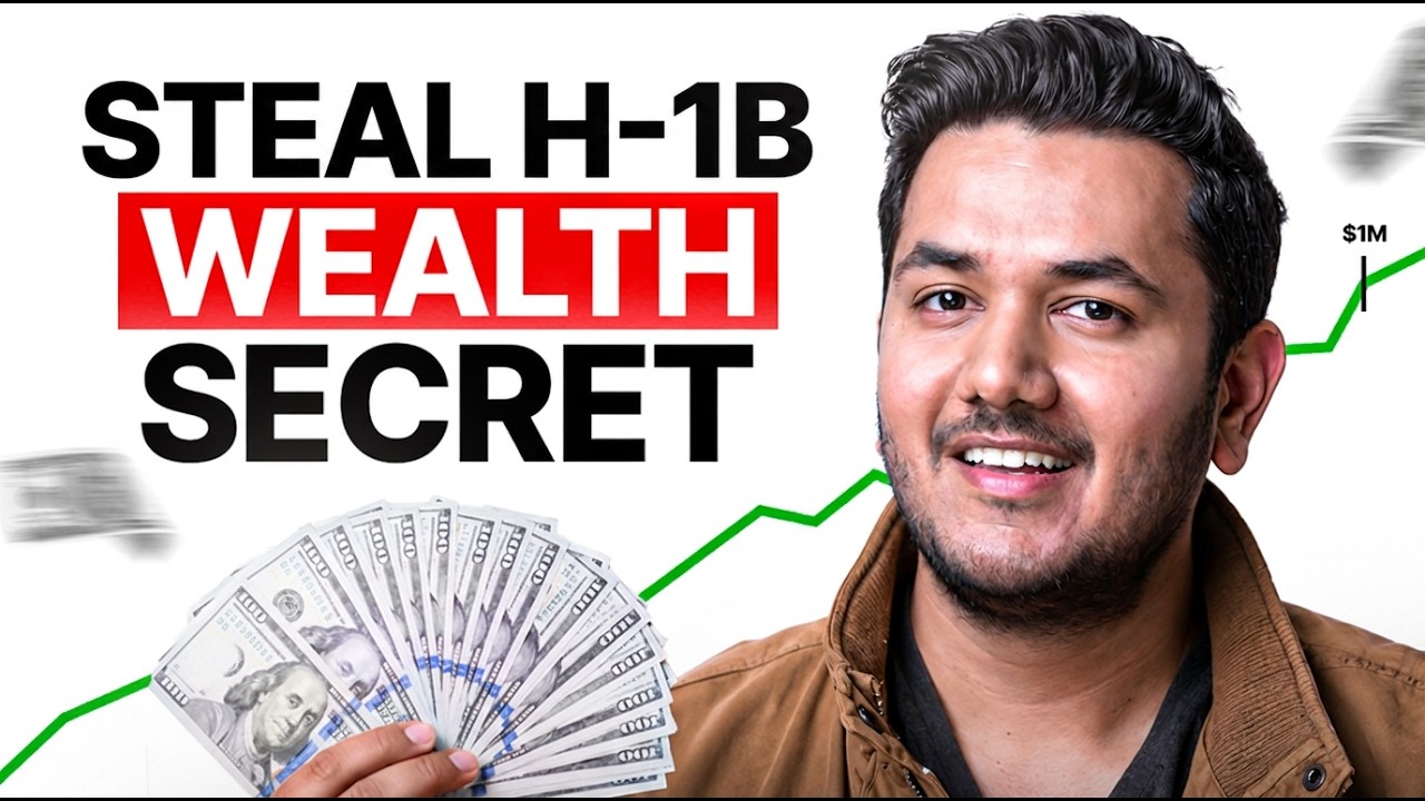 YouTube post by @YudiJ for Robinhood. Caption reads: I Became a Millionaire in America on H1B (Here's....