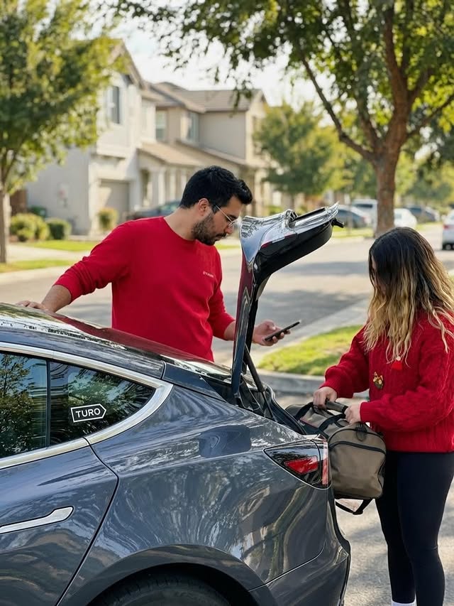 Instagram post by @isik.reyhann for Turo. Caption reads: [...] better when everything runs smoothly.....