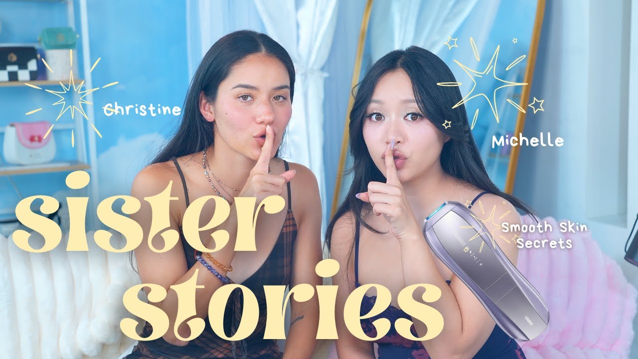 YouTube post by @MichellePhan for Ulike. Caption reads: Sister Secrets & Smooth Skin l Ulike Air 10.