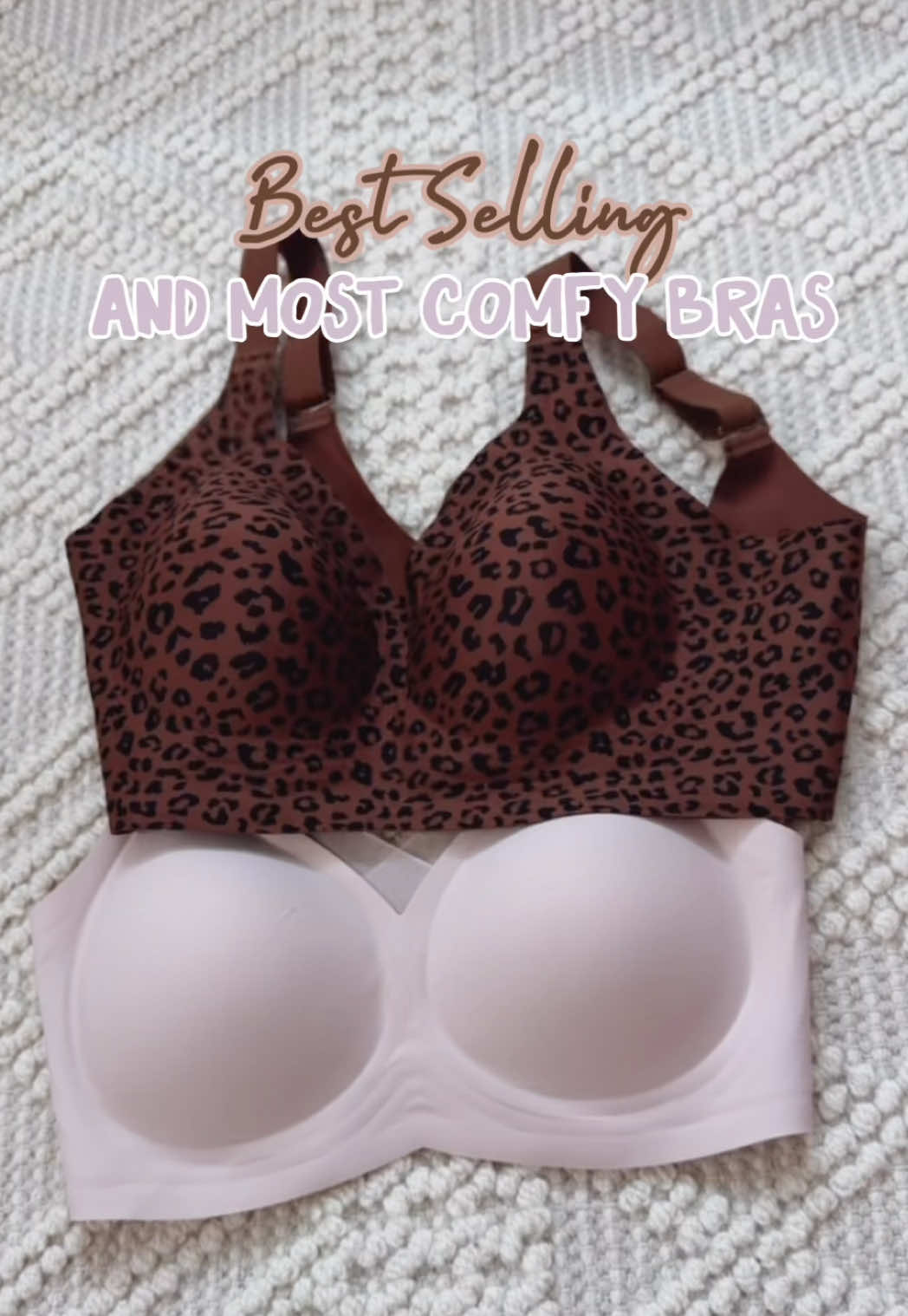 TikTok post by @tonianninclosetland for VertVie. Caption reads: [...] #AmazonFashion #AmazonMustHaves #bras....