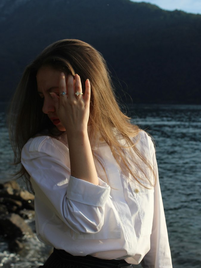 Instagram post by @inarosca_ for MSBLUE. Caption reads: My blue dream 💎🦋
@msblueofficial 

Use “15ina”....