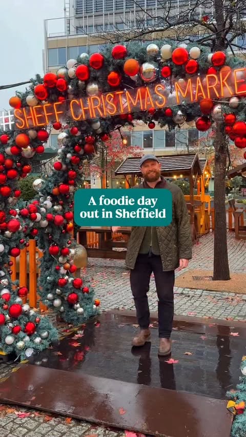 Instagram post by @the.yorkshireman for Deliveroo. Caption reads: [...] day in Sheffield with our mates at....