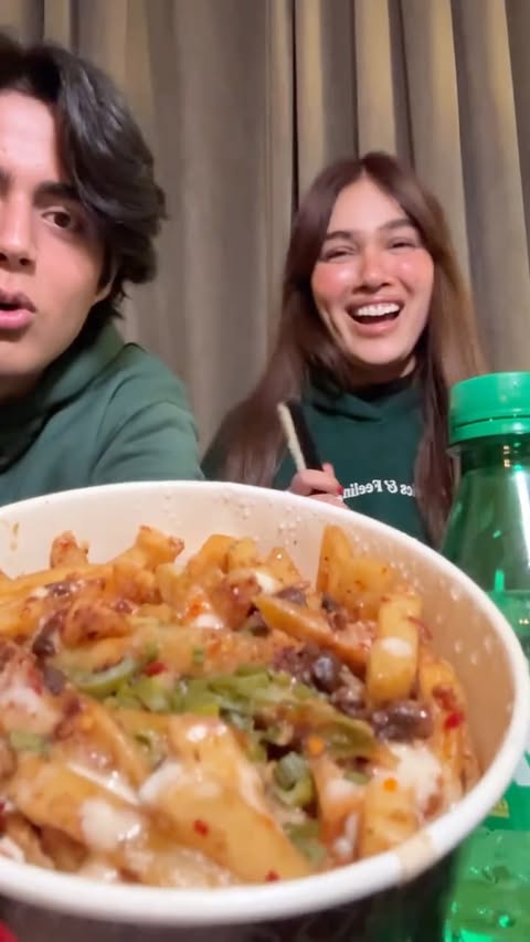 Instagram post by @aidaahsheikh for Sprite. Caption reads: Midnight spicy cravings 🍝

#SpriteKaTarka.